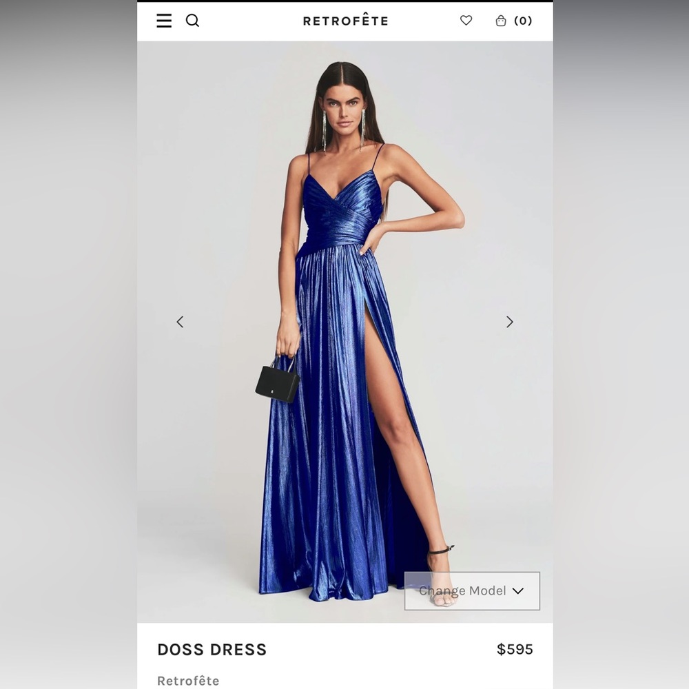 Cobolt Blue Retrofete dress